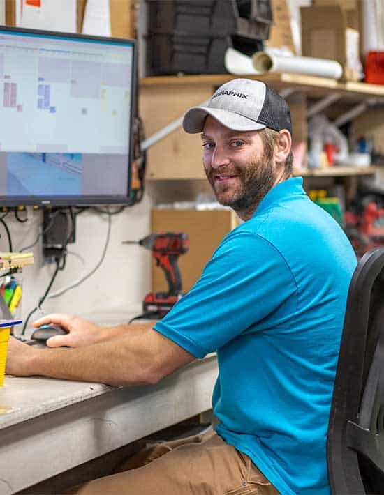 Engraphix Install Coordinator coordinating sign install projects