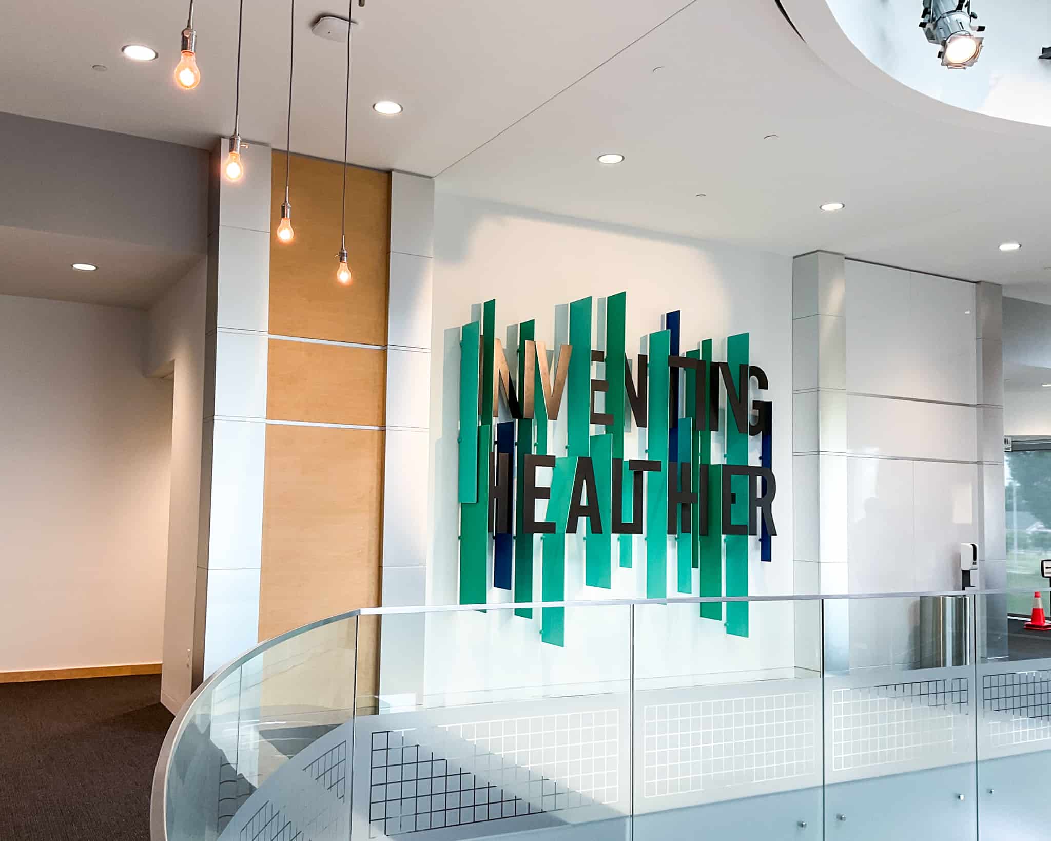 dimensional sculptural wall graphics for healthcare
